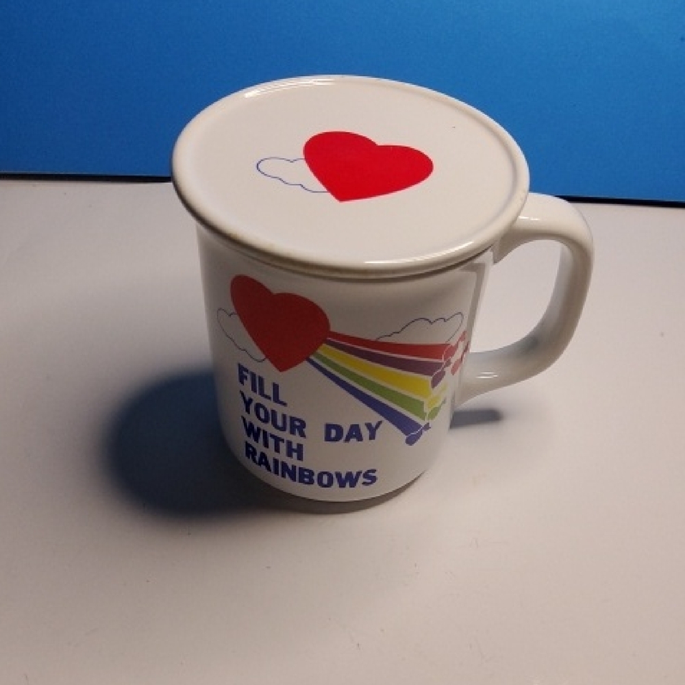 Giftco Coffeemug / coaster FILL YOUR DAY WITH RAINBOWS.